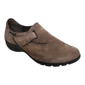 Mephisto Luce Air Jet Walking Shoes Nubuck Leather Taupe Size US 7